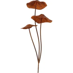 Champignon sur pic en métal rouillé
