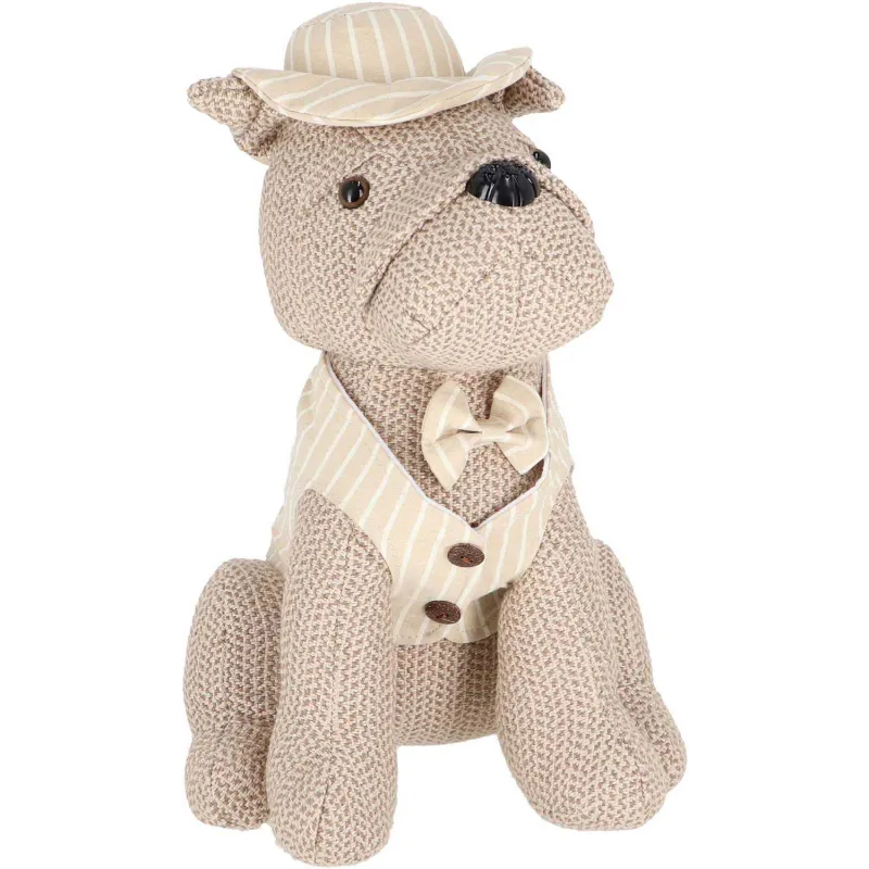 Cale-porte en tissu animal habillé
