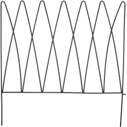 Bordure de jardin en métal  58 x 0.6 x 57 cm