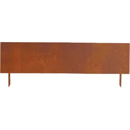 Bordure de jardin haute en acier corten