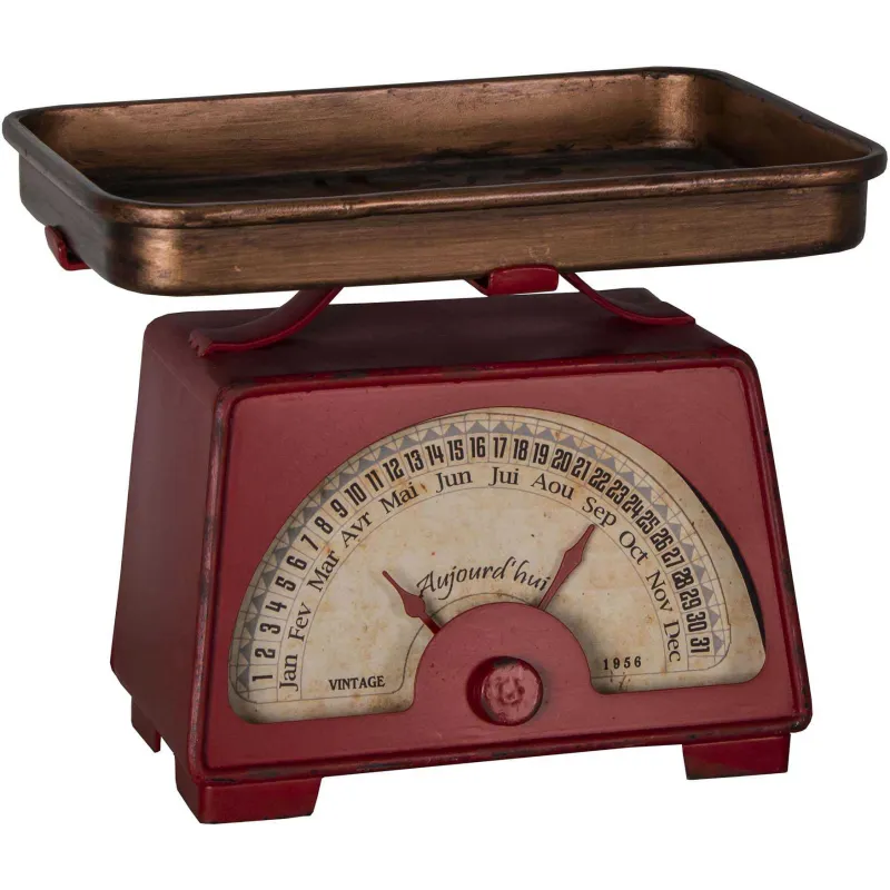 Balance décorative Calendrier vintage