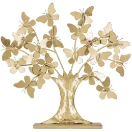 Arbre décorarif en métal avec papillons
