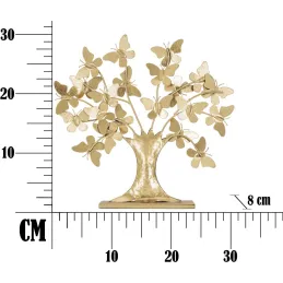 Arbre décorarif en métal avec papillons