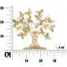 Arbre décorarif en métal avec papillons