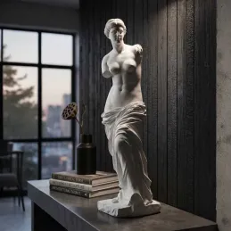 Décoration à poser sculture femme 14 x 12 x 49 cm