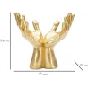 Décoration à poser Peace hands 25 x 15 x 24 cm