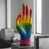 Statuette en polyrésine Rainbow hand
