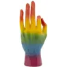 Statuette en polyrésine Rainbow hand