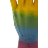 Statuette en polyrésine Rainbow hand