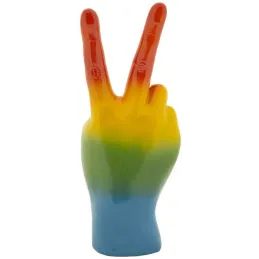 Statuette en polyrésine Rainbow hand