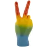 Statuette en polyrésine Rainbow hand