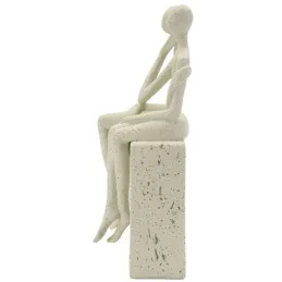 Statuette décorative en polyrésine Stons pair 11.5 x 9 x 25 cm