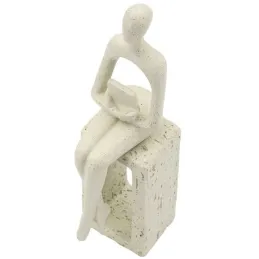 Statuette décorative en polyrésine Stons single 8.5 x 6.5 x 24 cm
