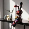Lapin décoratif en polyrésine Psyco