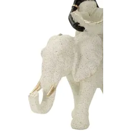 Statuette en polyrésine Femme africaine sur éléphant