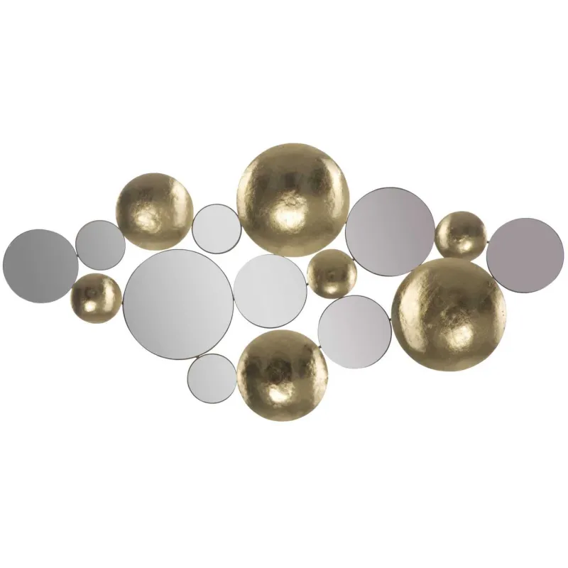 Décoration murale avec miroirs Glam 118  x 2.5 x 60 cm