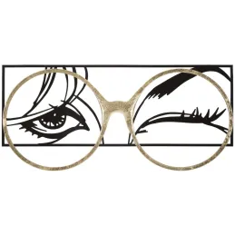 Décoration murale en métal Eyewear 89.5 x 3.8 x 41.3 cm