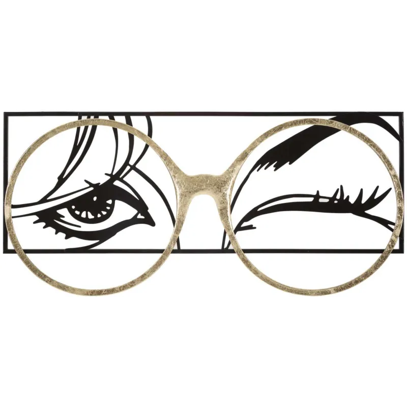 Décoration murale en métal Eyewear 89.5 x 3.8 x 41.3 cm