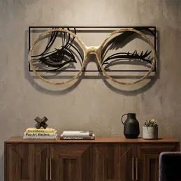 Décoration murale en métal Eyewear 89.5 x 3.8 x 41.3 cm