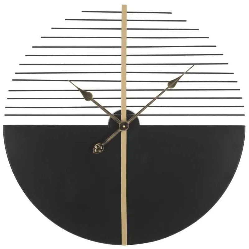 Horloge murale en métal Glam stick 60 x 4.5 cm