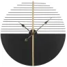 Horloge murale en métal Glam stick 60 x 4.5 cm
