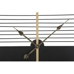Horloge murale en métal Glam stick 60 x 4.5 cm