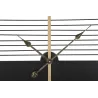 Horloge murale en métal Glam stick 60 x 4.5 cm