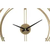 Horloge murale en métal Gold strips 50 x 4 cm