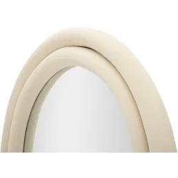 Miroir mural en velours Cloé 60 x 4 x 160 cm