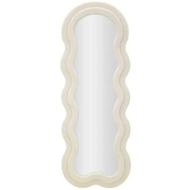 Miroir mural en velours Teddy 60 x 4 x 160 cm
