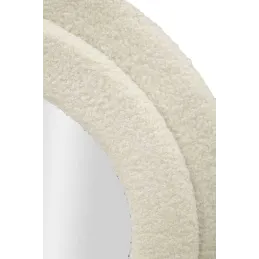Miroir mural en velours Teddy 60 x 4 x 160 cm