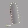 Miroir sur pieds avec led 3 couleurs Hollywood