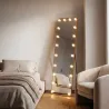 Miroir sur pieds avec led 3 couleurs Hollywood
