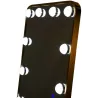 Miroir sur pieds avec led 3 couleurs Hollywood