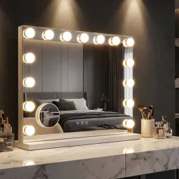 Miroir à poser avec led 3 couleurs Hollywood  55 x 14 x 43 cm