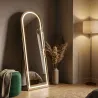 Miroir sur pieds avec bandeau led 3 couleurs Marcia