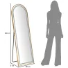 Miroir sur pieds avec bandeau led 3 couleurs Marcia