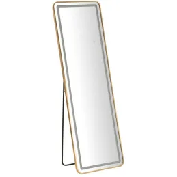 Miroir sur pieds avec bandeau led 3 couleurs Marcia