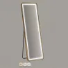 Miroir sur pieds avec bandeau led 3 couleurs Marcia