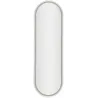 Miroir murale ovale avec bandeau led 3 couleurs 50 x 160 cm