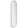 Miroir murale ovale avec bandeau led 3 couleurs 50 x 160 cm