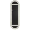 Miroir murale ovale avec bandeau led 3 couleurs 50 x 160 cm