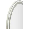 Miroir murale ovale avec bandeau led 3 couleurs 50 x 160 cm