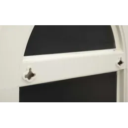 Miroir murale ovale avec bandeau led 3 couleurs 50 x 160 cm