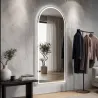 Miroir à poser avec bandeau led Achille 76 x 177 cm