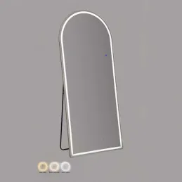 Miroir à poser avec bandeau led Achille 76 x 177 cm