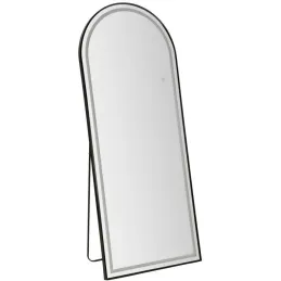 Miroir à poser ou à suspendre avec bandeau led Léonie 70 x 170 cm