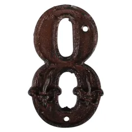Numéro de maison en fonte