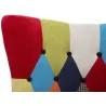 Fauteuil en tissu patchwork Imperial 73 x 79 x 106 cm