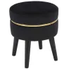 Pouf en tissu Paris 35 x 40.5 cm